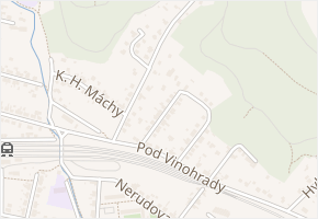 Pod Horkou v obci Kuřim - mapa ulice