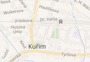 Třebízského v obci Kuřim - mapa ulice
