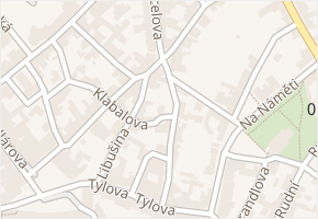 Anenské náměstí v obci Kutná Hora - mapa ulice