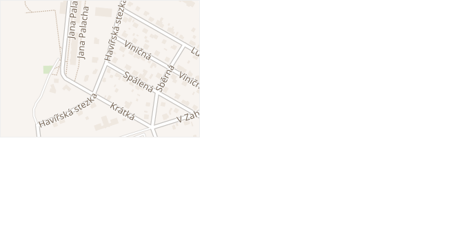 Havířská stezka v obci Kutná Hora - mapa ulice
