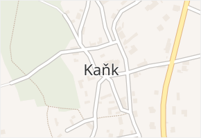 Kaňk v obci Kutná Hora - mapa části obce
