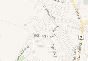 Korandova v obci Kutná Hora - mapa ulice