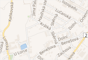 Krátká v obci Kutná Hora - mapa ulice