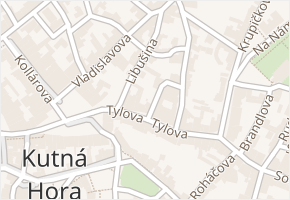 Libušina v obci Kutná Hora - mapa ulice