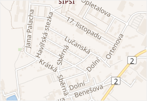 Lučanská v obci Kutná Hora - mapa ulice