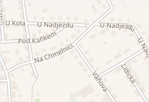 Na Chmelnici v obci Kutná Hora - mapa ulice