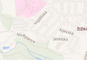 Na Kavkách v obci Kutná Hora - mapa ulice