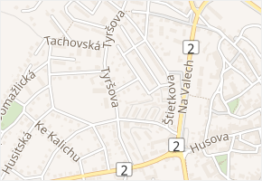 Na Vítkově v obci Kutná Hora - mapa ulice