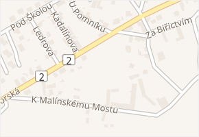 Novodvorská v obci Kutná Hora - mapa ulice