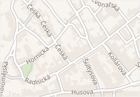 Orelská v obci Kutná Hora - mapa ulice