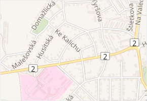 Partyzánská v obci Kutná Hora - mapa ulice
