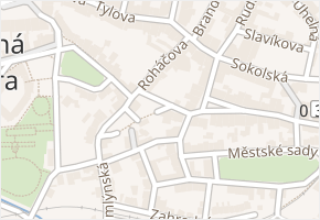 Roháčova v obci Kutná Hora - mapa ulice