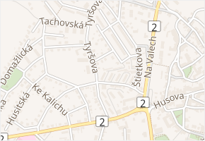 Rokycanova v obci Kutná Hora - mapa ulice