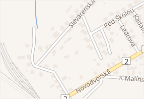 Slévárenská v obci Kutná Hora - mapa ulice
