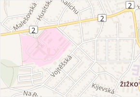 Sochorova v obci Kutná Hora - mapa ulice