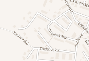 Talafusova v obci Kutná Hora - mapa ulice
