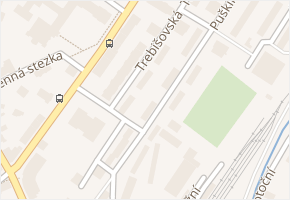 Trebišovská v obci Kutná Hora - mapa ulice