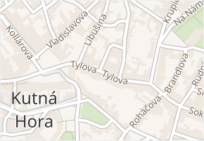 Tylova v obci Kutná Hora - mapa ulice