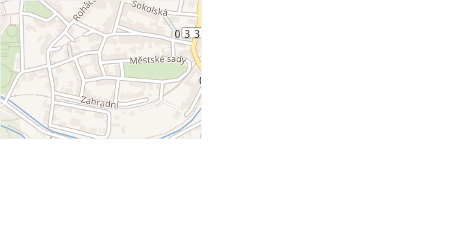 U Jelena v obci Kutná Hora - mapa ulice
