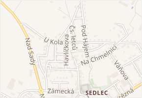 U Kola v obci Kutná Hora - mapa ulice