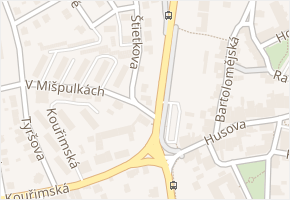 V Mišpulkách v obci Kutná Hora - mapa ulice