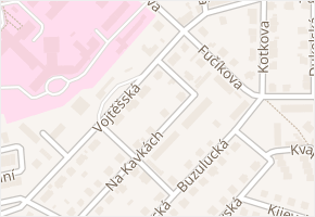 Vojtěšská v obci Kutná Hora - mapa ulice