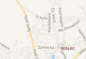 Vrchlického v obci Kutná Hora - mapa ulice