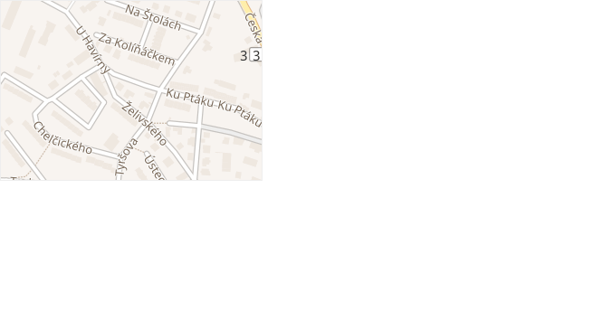 Za Kolíňáčkem v obci Kutná Hora - mapa ulice