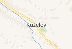 Kuželov v obci Kuželov - mapa části obce