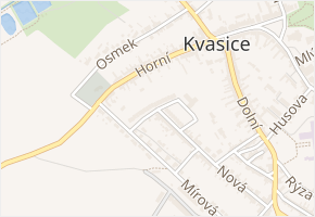 Školní v obci Kvasice - mapa ulice