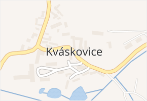 Kváskovice v obci Kváskovice - mapa části obce