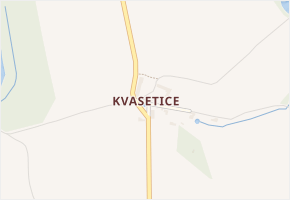 Kvasetice v obci Květinov - mapa části obce