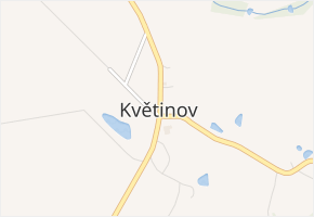 Květinov v obci Květinov - mapa části obce