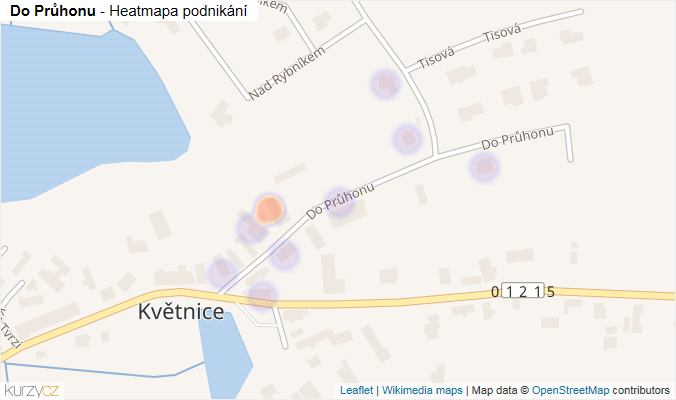 Mapa Do Průhonu - Firmy v ulici.