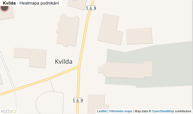 Mapa Kvilda - Firmy v obci.