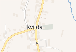 Kvilda v obci Kvilda - mapa části obce