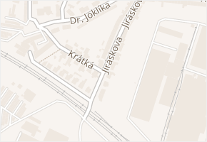 Jiráskova v obci Kyjov - mapa ulice