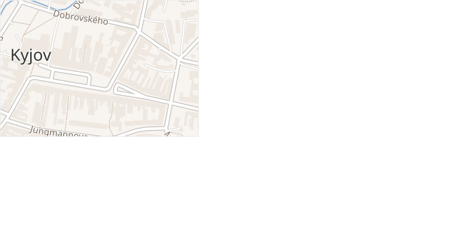 Masarykovo náměstí v obci Kyjov - mapa ulice