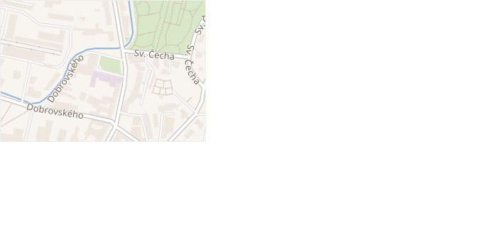 náměstí Hrdinů v obci Kyjov - mapa ulice