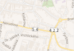 Příční v obci Kyjov - mapa ulice