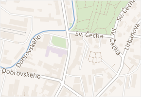 třída Komenského v obci Kyjov - mapa ulice
