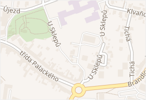 U Sklepů v obci Kyjov - mapa ulice