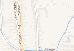Za Humny v obci Kyjov - mapa ulice