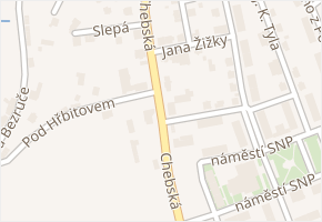 Chebská v obci Kynšperk nad Ohří - mapa ulice