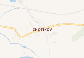 Chotíkov v obci Kynšperk nad Ohří - mapa části obce
