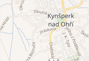 Jiráskova v obci Kynšperk nad Ohří - mapa ulice