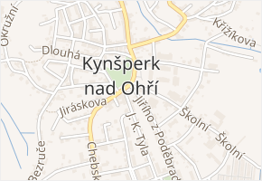 Jiřího z Poděbrad v obci Kynšperk nad Ohří - mapa ulice