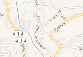 Knoflíkova v obci Kynšperk nad Ohří - mapa ulice