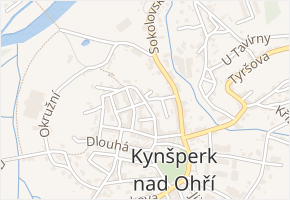 Mistra Jana Husa v obci Kynšperk nad Ohří - mapa ulice