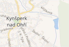 Mládeže v obci Kynšperk nad Ohří - mapa ulice
